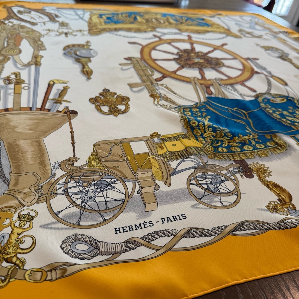 Hermès Nautical Themed Silk Scarf - Picture 2 of 15